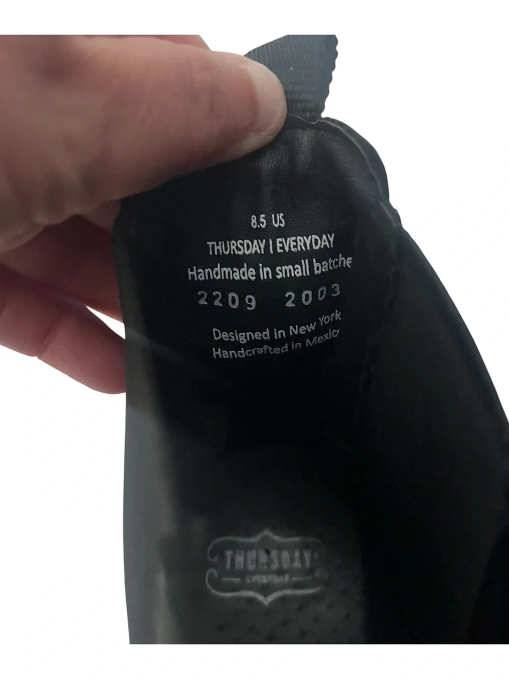 Thursday Boot Company Legend Chelsea Boots In Matte Black Leather Size 8.5